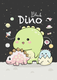 Dino On Space (Black)