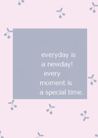 cherry pattern #bluepink