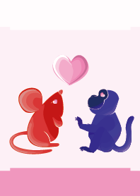 ekst Red (Rat) Love Blue (Monkey)