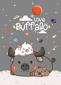 ควายน้อย มินิ กาแล็กซี สีเทา