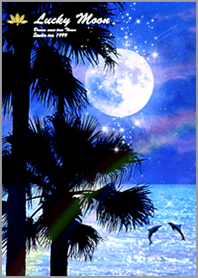 Good luck Moon and dolphins#