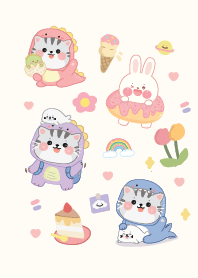 cat & bunny cute : minimal