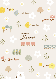 beige Flowers waiting for spring 05_2