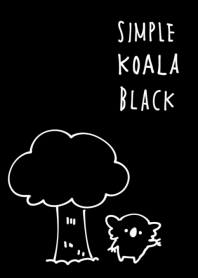 Simple koala black.