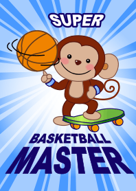 笑顔サル〜バスケットボールの専門家