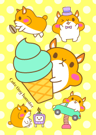 Cute tiny hamster