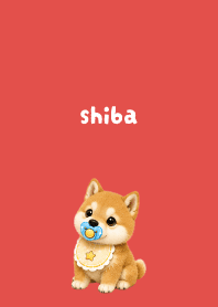 Baby Shiba01 red JP