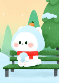 Christmas Warm cat bk