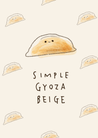 simple Gyoza beige.