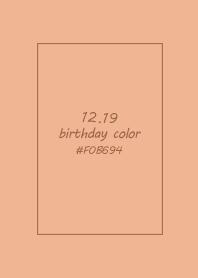 生日代表色-12月19日
