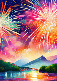 Beautiful Fireworks Theme#593