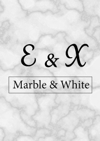 E&X-Marble&White-Initial