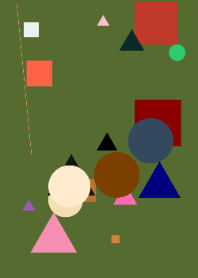 Minimalist Shape Symphony Green