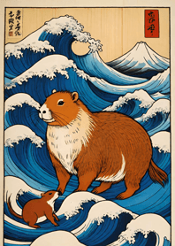 Ukiyo-e - Capybara E8699b