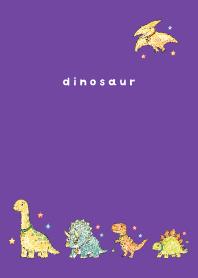 My beloved Dinosaurs02 purple JP
