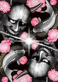 带来好运✨般若面具和锦鲤2