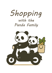 Shopping with the Panda Family
