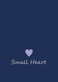 Small Heart *Navy Purple 1*