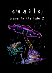 蝸牛在雨中旅行2