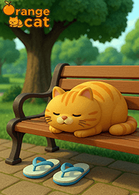 Orange Cat : Touch the Sky