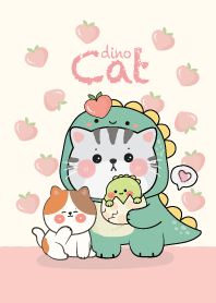 Cat Dino : Peach Lover