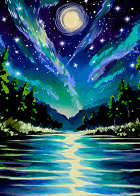 Beautiful starry night view#1307