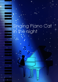 Singing Pianocat in the night