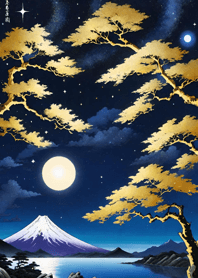 Cahaya Bulan Ukiyo-e Up8AT