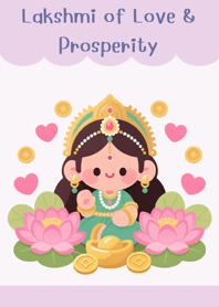 Lakshmi of Love & Prosperity : purple