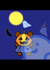 Bear transformed into Halloween then ...