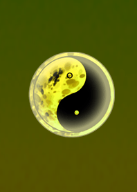 Dark Yin Diagram Yellow