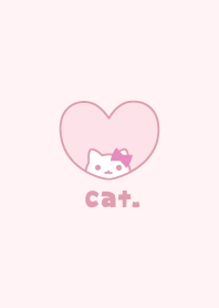 แมว ริบบิ้น [สีชมพู]