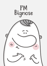 Mr.Bignose-white