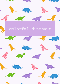colorful dinosaur /purple