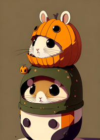 Halloween Hamster f60E26
