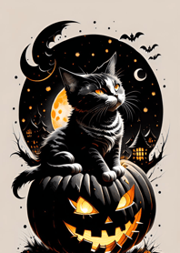 halloween cat 4F6aFD