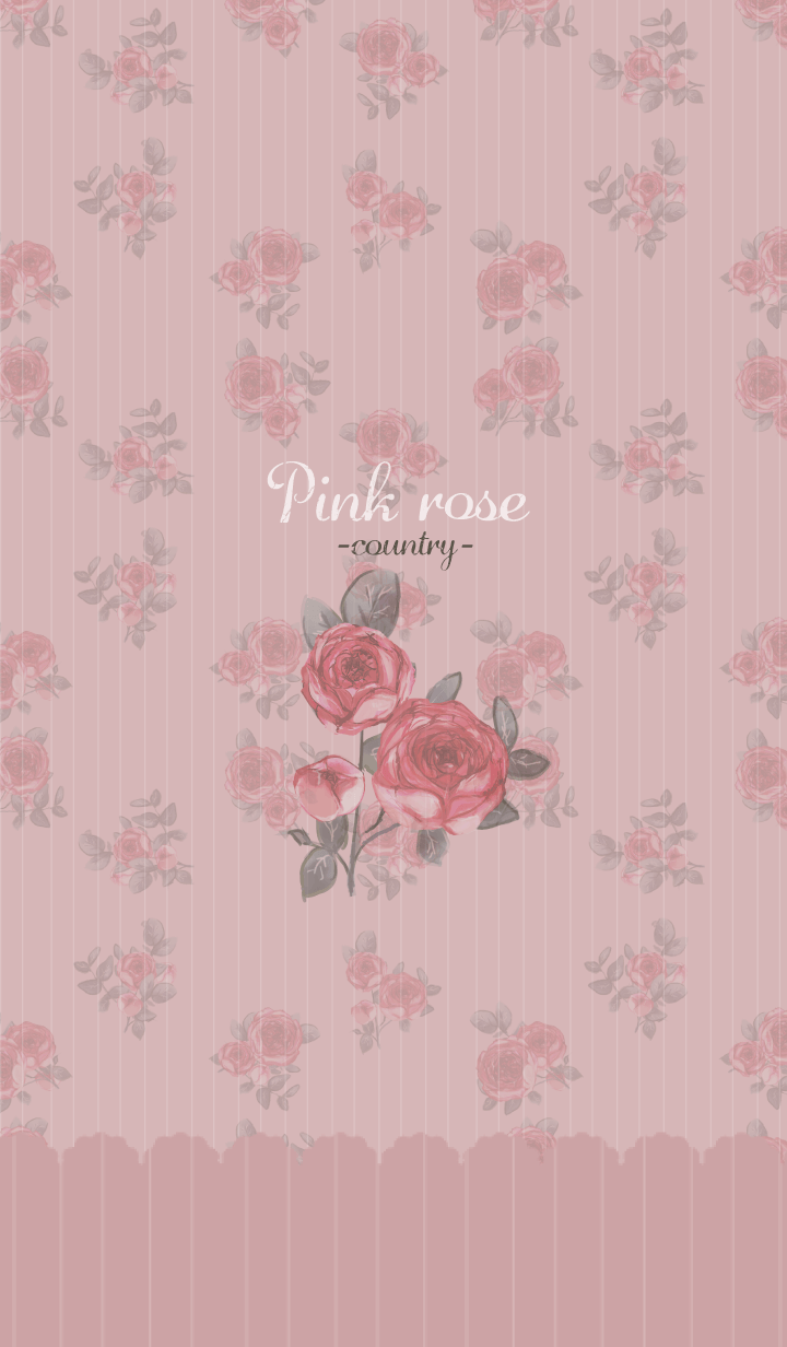 Pink rose -country-