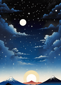 ภาพพิมพ์อุกิโยะในแสงจันทร์ EhFZl