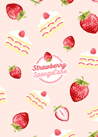 Theme of Strawberry Sponge Cake