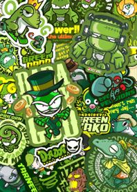 DADA Sticker Boom [Green Color]
