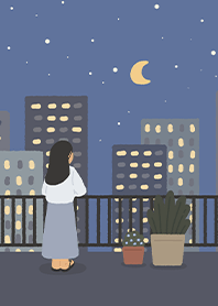 Balcony at Night