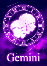 １２星座 双子座 男性 -紫の時間の世界-