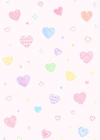 Simple, cute heart pattern 2 (Pp)