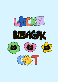 lucky black cat :3