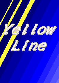 Color Wall Series "Yellow Line No.5"