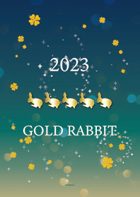 Blue Green : 2023 Gold Rabbit