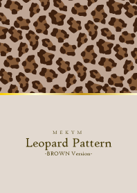 Leopard Pattern BROWN 15