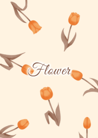 Flower 008-2 (tulip/Orange)