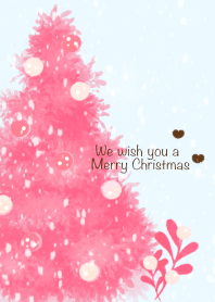 Pink Christmas tree :)