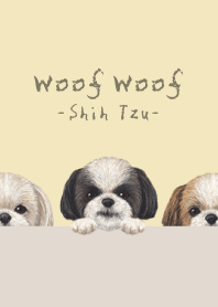 Woof Woof - Shih Tzu - CREAM YELLOW